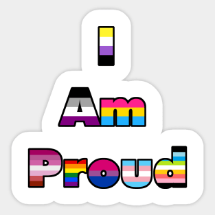 I am Proud Sticker